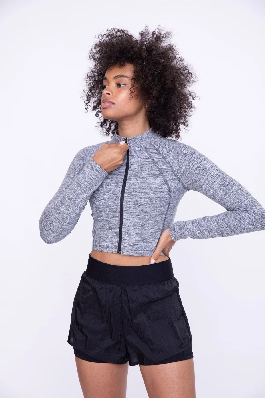 Elegant Style Sporty Girl Cropped Jacket