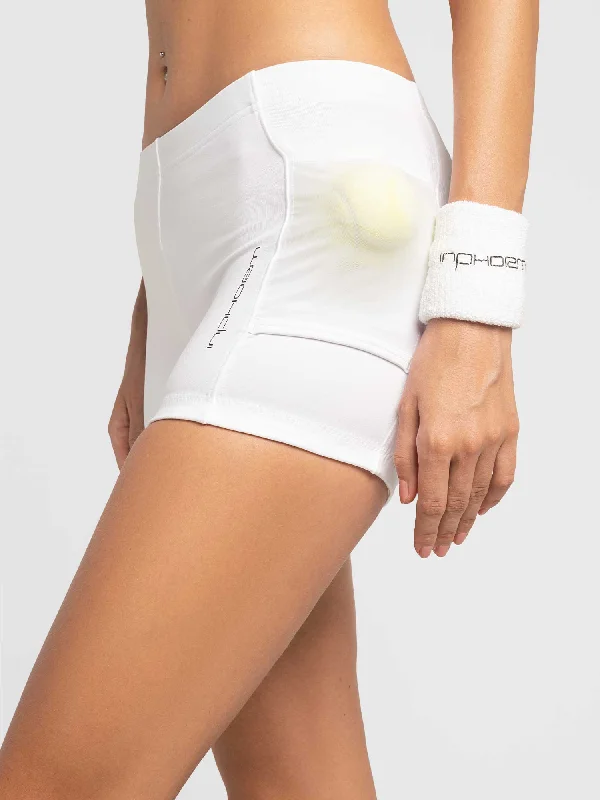 Light And Breathable Tennis Ace Shorts - White