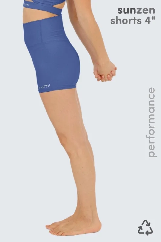 Carefree Style W Sun Zen Shorts 4” - Cobalt