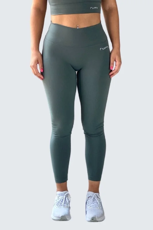 Low-key Luxury W SunSoft Flow Pants 25" - Forest Deep