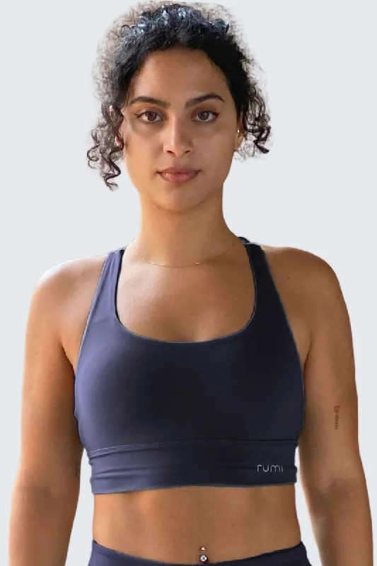 Soft Touch W SunSoft Stringy Crop Top Bra - Black
