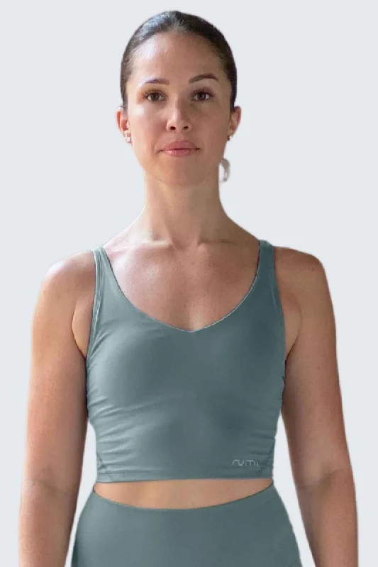 Timeless Style W SunSoft Tank Bra - Teal Light