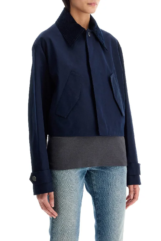 Comfortable Design Ami Alexandre Matiussi Cropped Canvas Jacket For Women