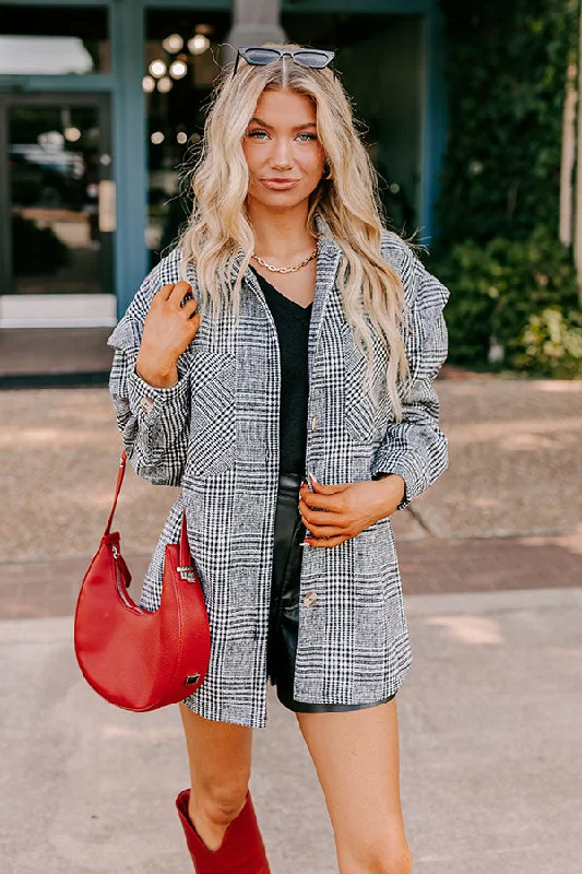 Soft Touch Back Before Dawn Jacket In Black