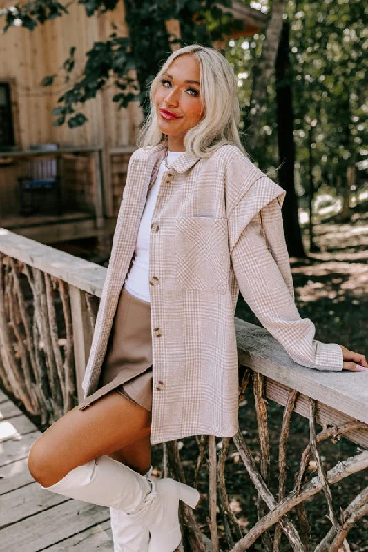 Cozy Essentials Back Before Dawn Jacket In Iced Latte