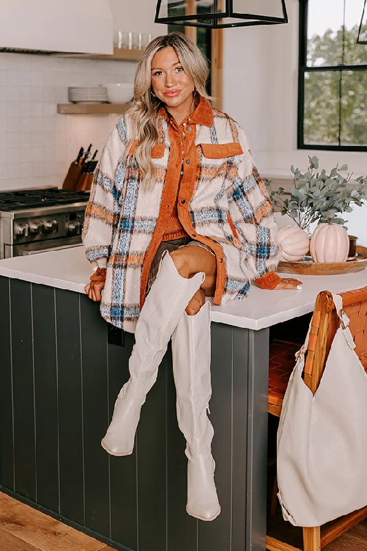 Brown Sugar Smiles Plaid Jacket