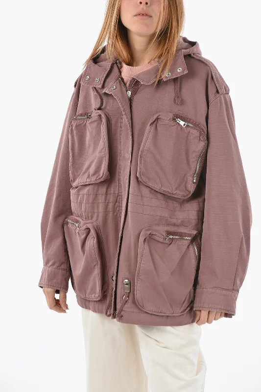Fashion Comfort Diesel Removable Hood G-ROSA Utility Jacket