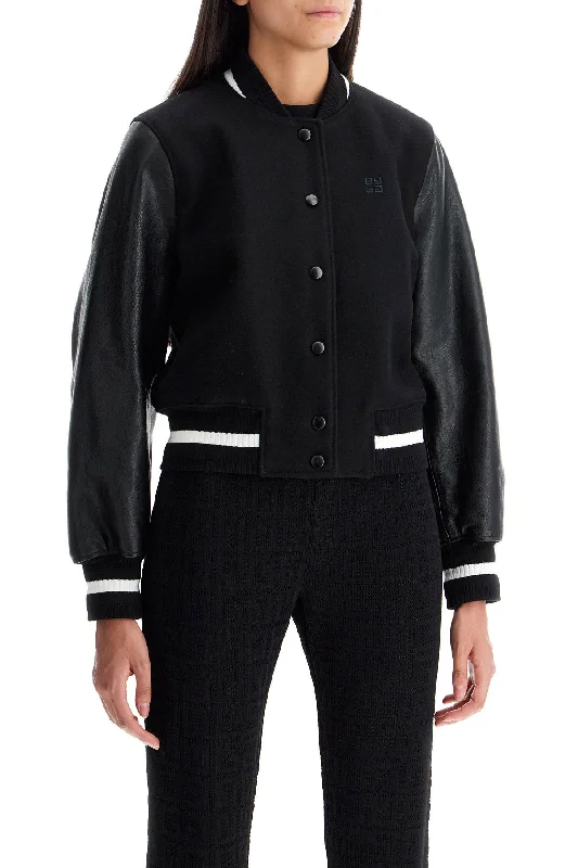 Comfy Dress Givenchy Wool And Leather Varsity Jacket
