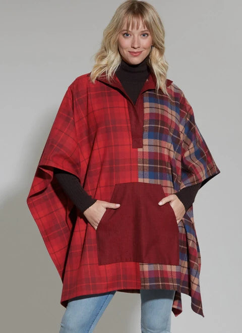 Relaxed Chic McCalls Poncho M8347