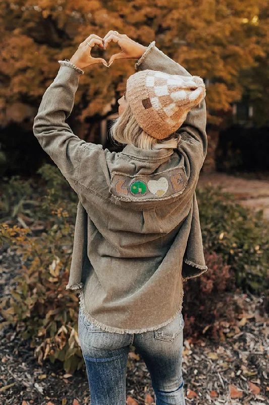 Street Charm Peace And Love Jacket