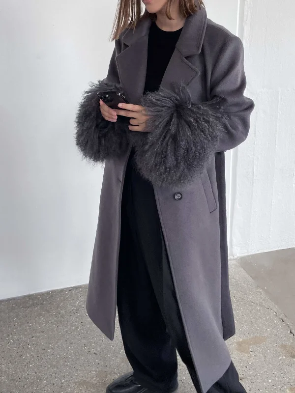 Modern Comfort Wear PETRA COAT - GREY