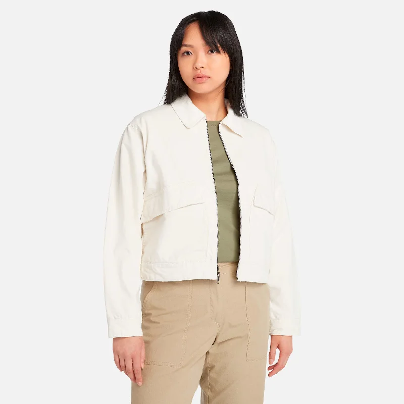Body Design Women's Strafford Washed Canvas Jacket