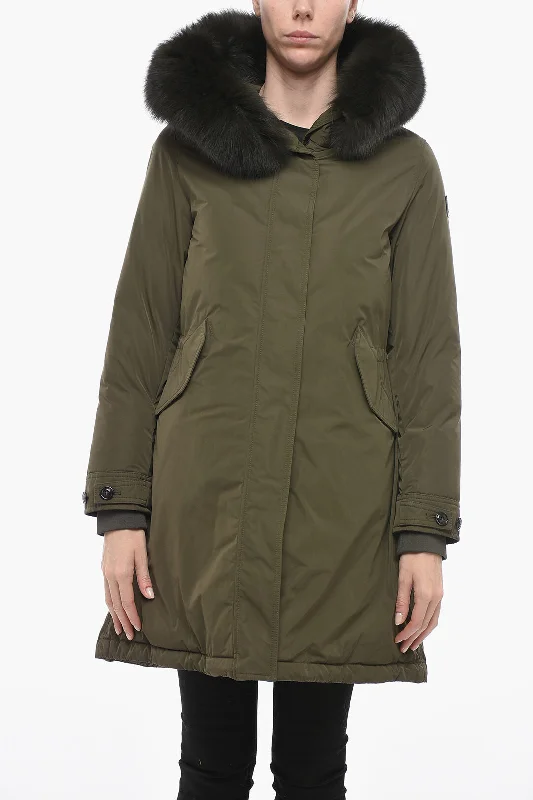 Easygoing Fashion Woolrich Fur Hood KEYSTONE Parka