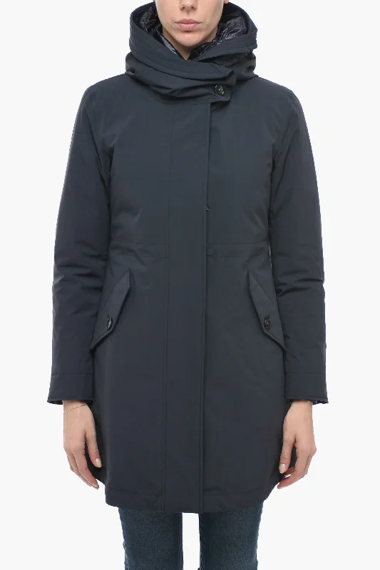 Exquisite Craftsmanship Woolrich MILITARY Long Parka with Inner Puffer Jacket