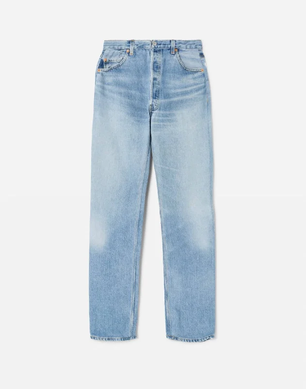 All-Day Comfort 70S Straight Leg Jean In Blue