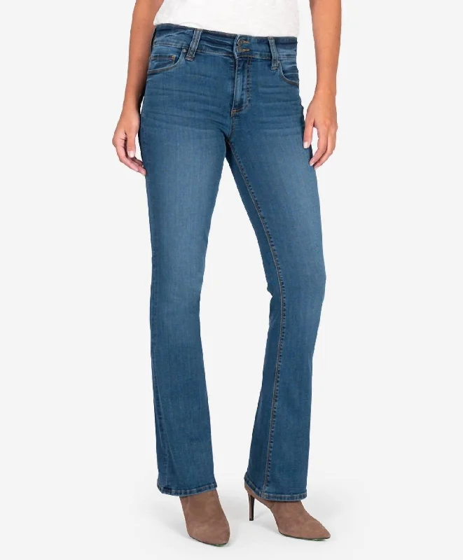 Chic Comfort Wear Banatalie Bootcut Jeans In Medium Wash