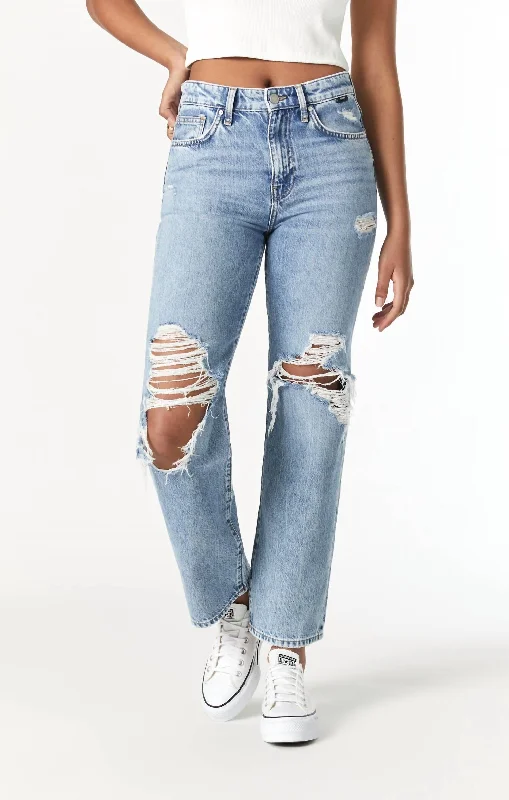 Barcelona Wide Leg Jeans In Denim