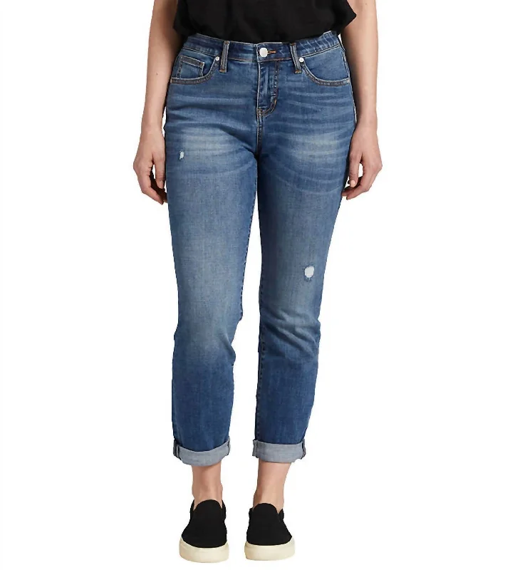 Fresh And Capable Carter Mid Rise Girlfriend Jean In Everton Blue