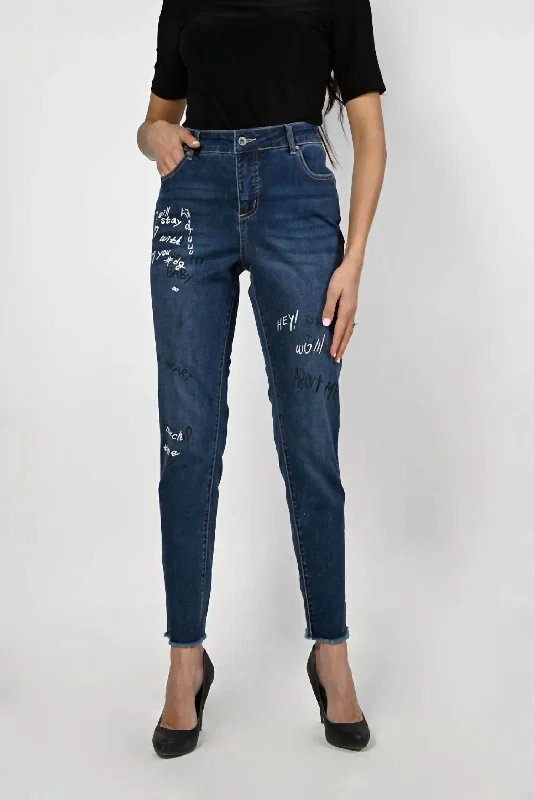 Classic Comfort Denim Jeans In Blue