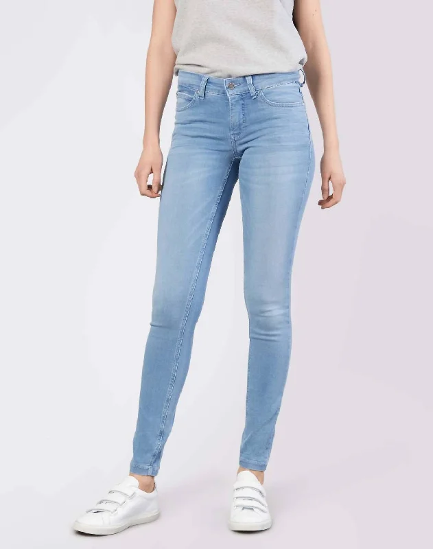 Playful Style Dream Skinny Jeans In Baby Blue