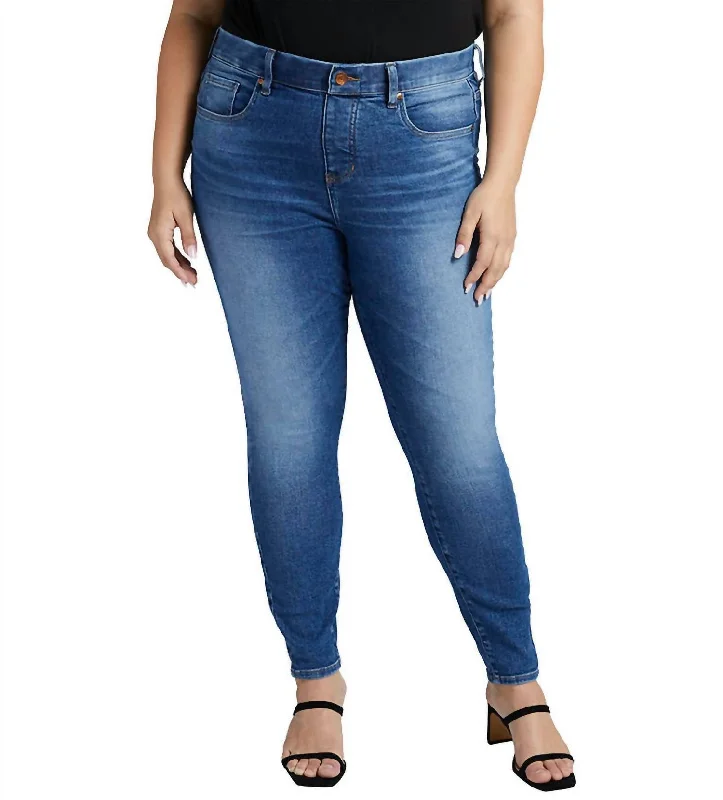 Relaxed Tops High Rise Valentina Skinny Jean - Plus In Lapiz Blue