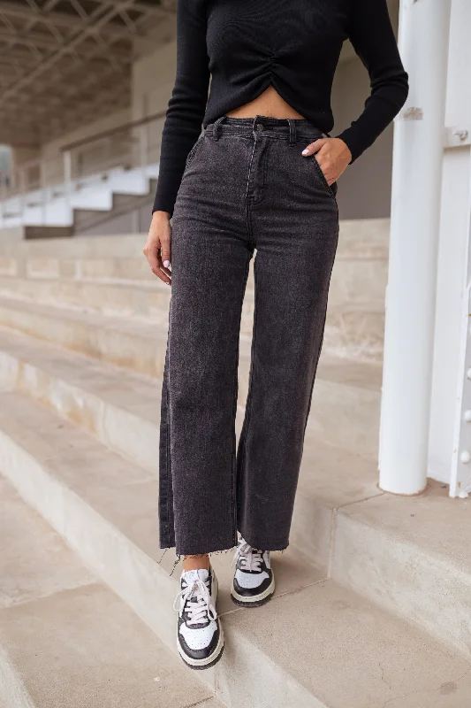 High-end Customization Jeans Bastian - gris foncé