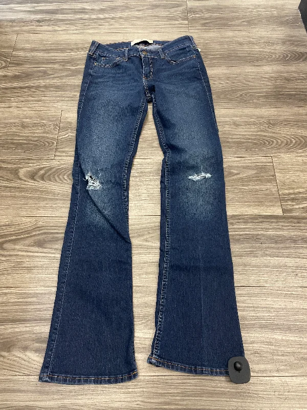 Jeans Boot Cut By Hollister In Blue, Size: 4