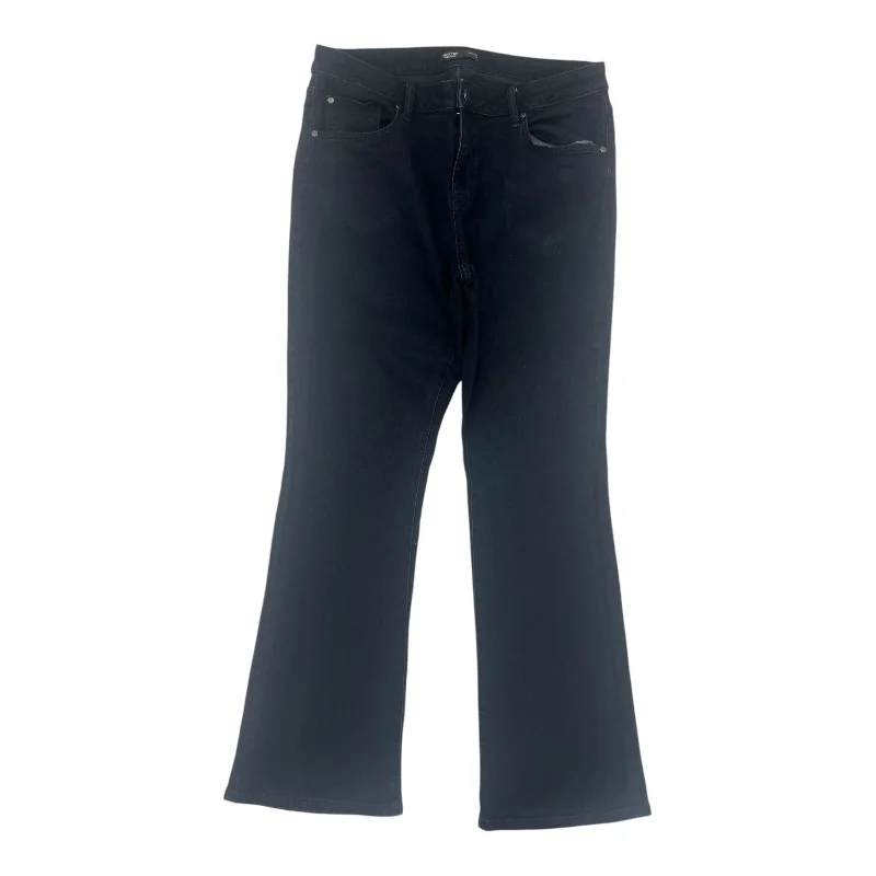 Cozy Fashion Jeans Boot Cut By Simply Vera In Blue Denim, Size:14