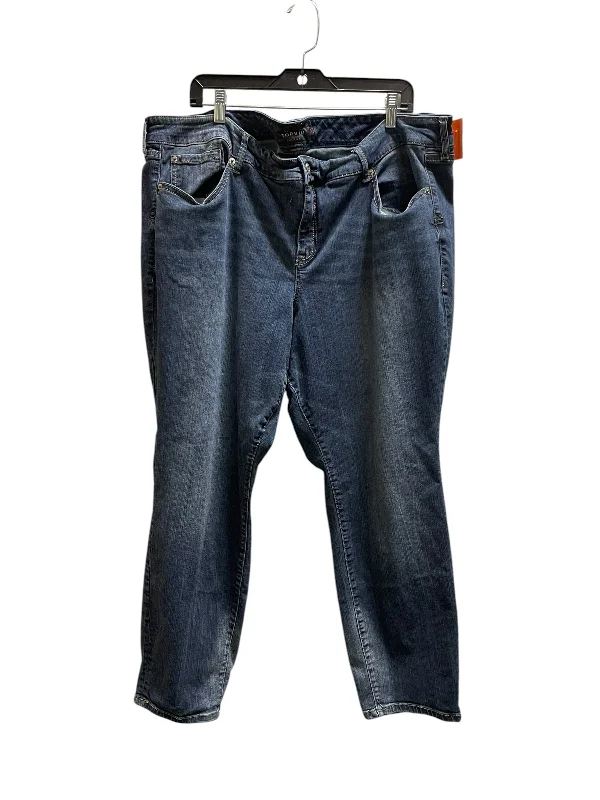 High-end Fabrics Jeans Boot Cut By Torrid In Blue Denim, Size: 26