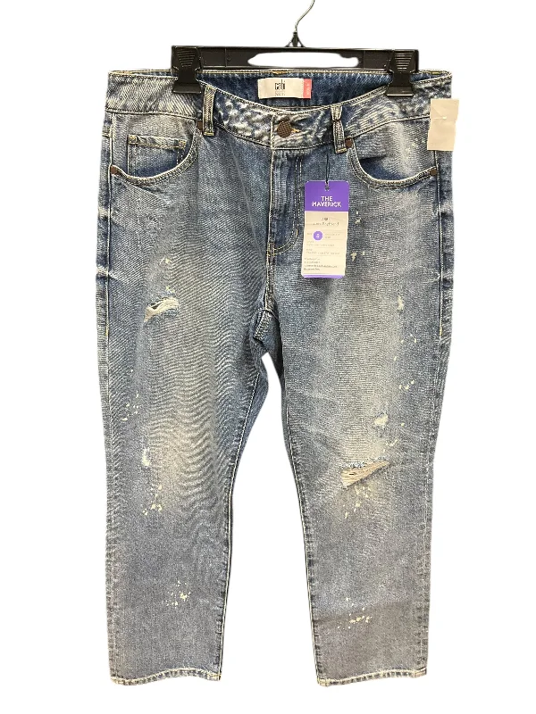 Light Dressing Jeans Boyfriend By Cabi In Blue Denim, Size: 8