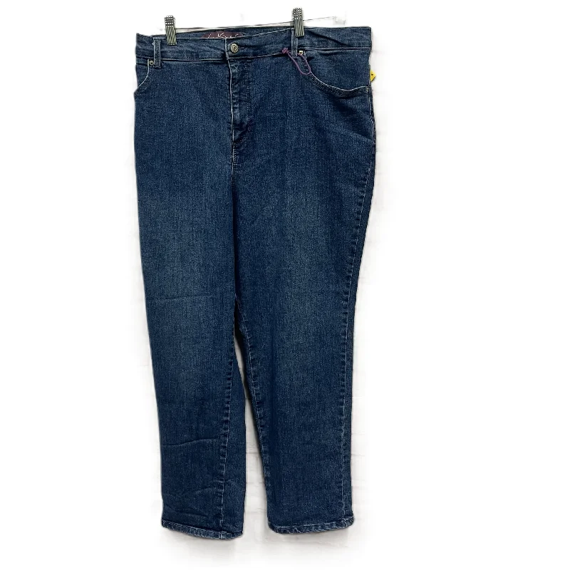 Fashion Pioneer Jeans Boyfriend By Gloria Vanderbilt In Blue, Size: 22
