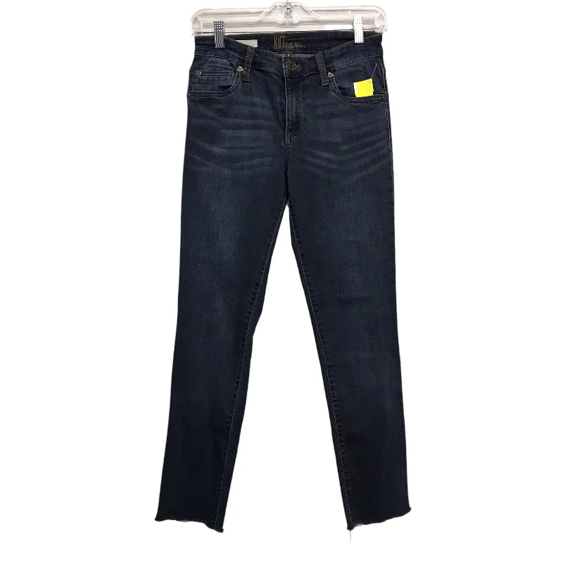 Fresh And Simple Jeans Boyfriend By Kut In Blue Denim, Size:0