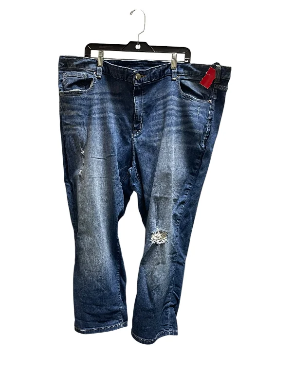 High-quality Fabrics Jeans Boyfriend By Lane Bryant In Blue Denim, Size: 26