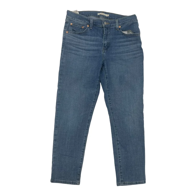 Timeless Style Jeans Boyfriend By Levis In Blue Denim, Size:8
