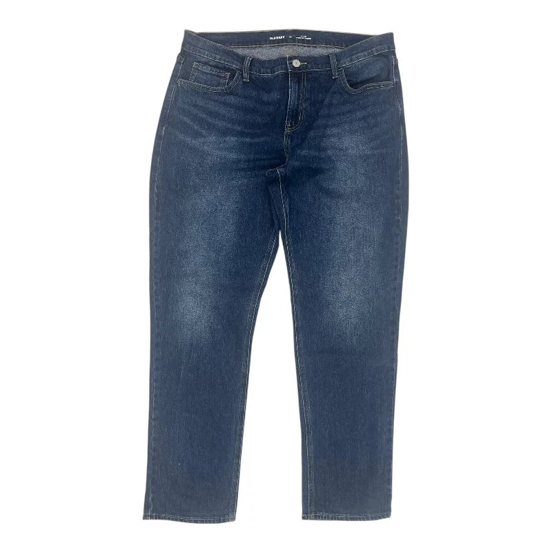 Light Fit Jeans Boyfriend By Old Navy In Blue Denim, Size:14