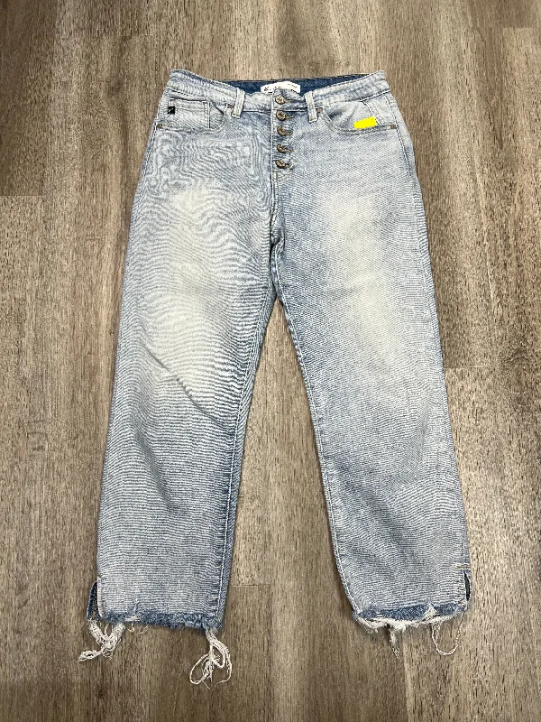 Urban Style Jeans Cropped By Kancan In Blue Denim, Size: 4
