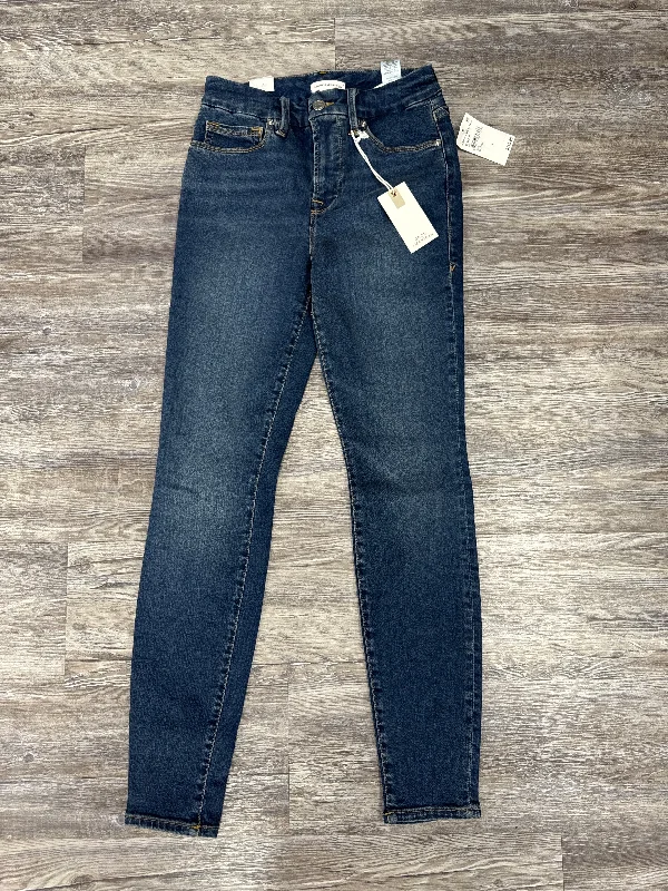 Classic Style Jeans Designer By Good American In Blue Denim, Size: 2