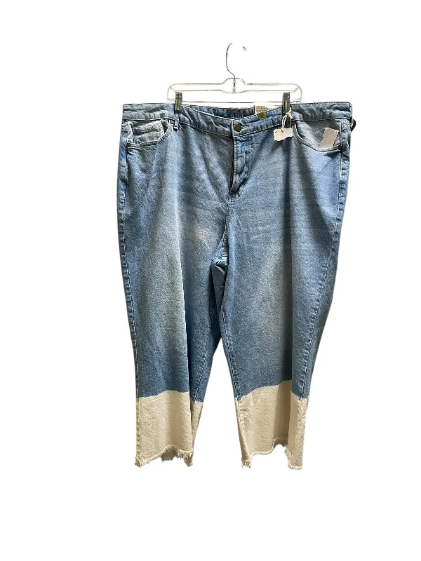 Romantic And Fresh Jeans Flared By Ana In Blue Denim, Size: 24