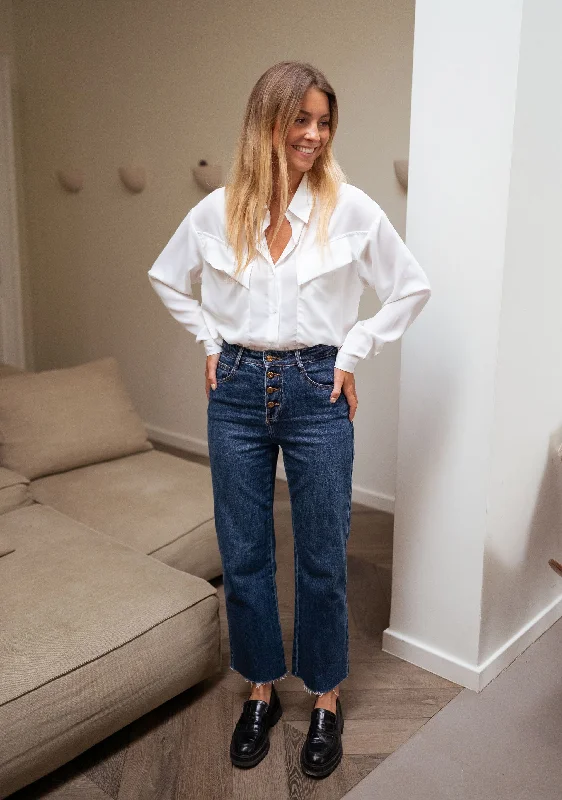 Advanced Customization Jeans Frenchy - bleu