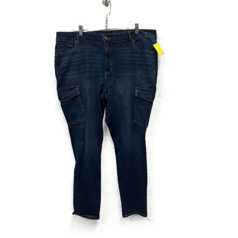 Leisure Sports Jeans Skinny By D Jeans In Blue, Size: 18