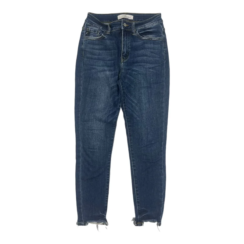 Comfortable Tops Jeans Skinny By Kancan In Blue Denim, Size:2