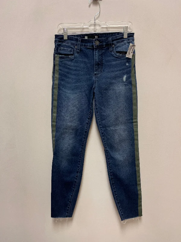Weekend Comfort Jeans Skinny By Kut In Blue Denim, Size: 6