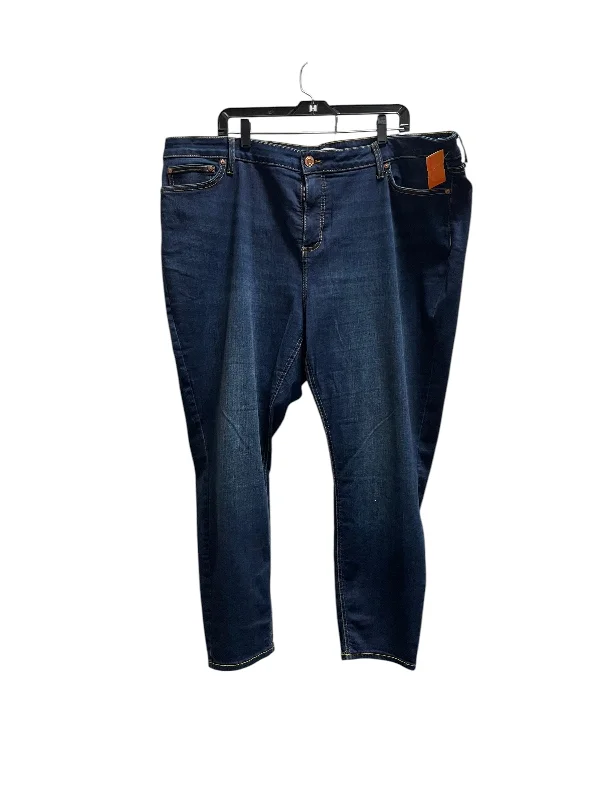 French Retro Jeans Skinny By Lc Lauren Conrad In Blue Denim, Size: 22