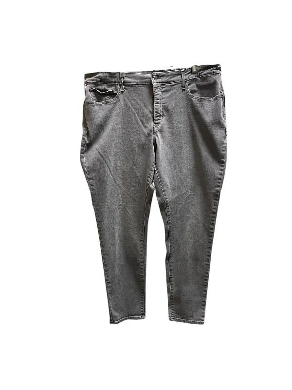 Casual Street Jeans Skinny By Levis In Grey, Size: 24
