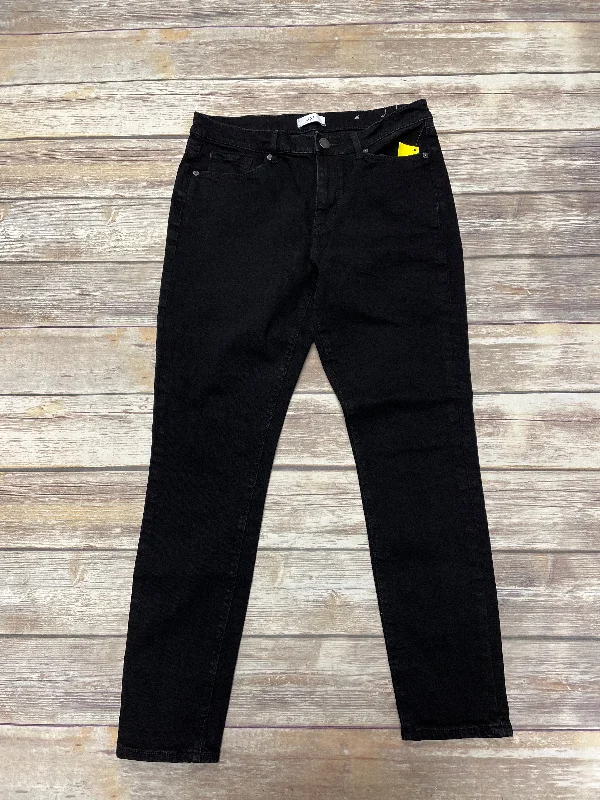 Easy Style Jeans Skinny By Loft In Black Denim, Size: 8
