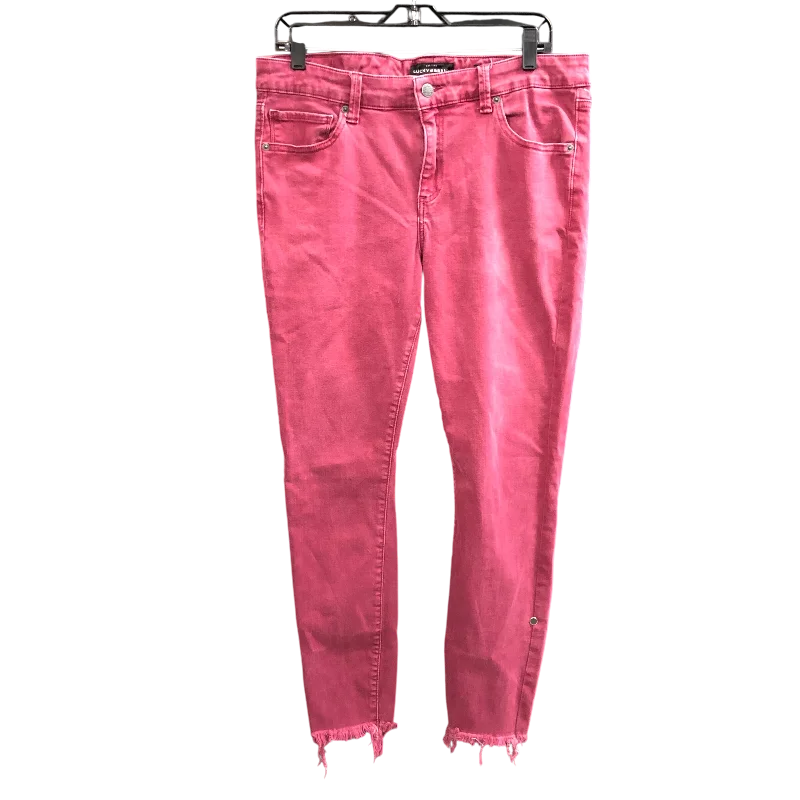 Chic Outfits Jeans Skinny By Lucky Brand In Red, Size: 14