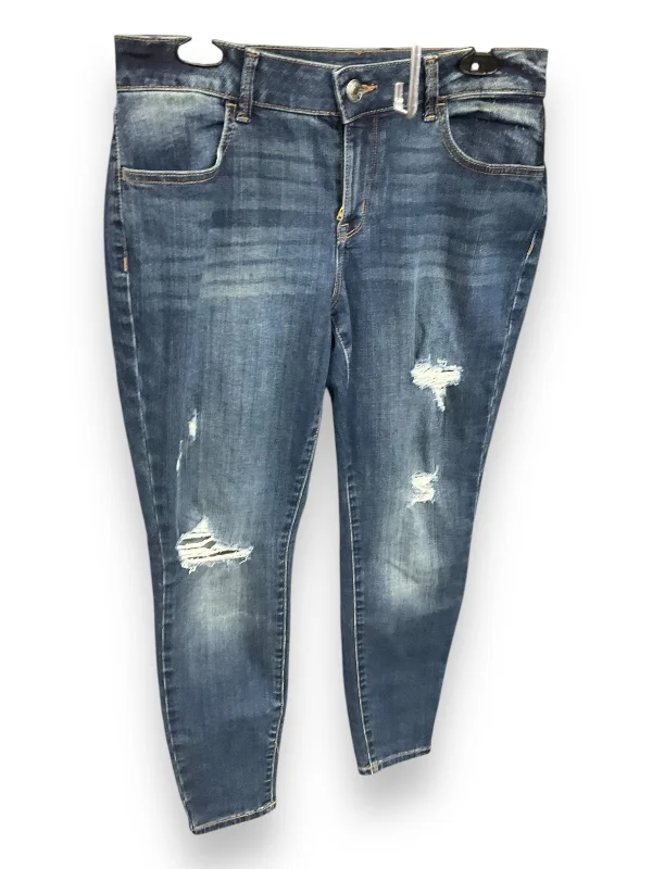 Fashion And Simplicity Jeans Skinny By Maurices In Blue Denim, Size: 10