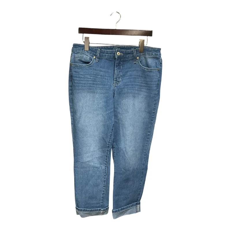 Eye-catching Personality Jeans Skinny By New Directions In Blue Denim, Size: 12