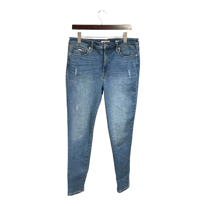 Modern City Jeans Skinny By Nine West Apparel In Blue Denim, Size: 12