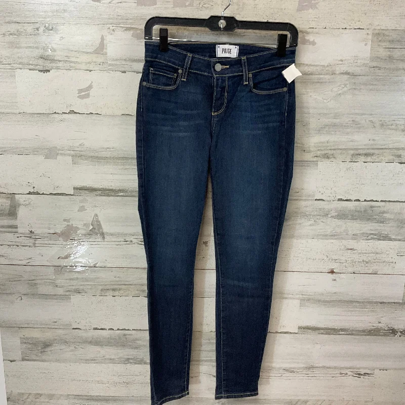 Jeans Skinny By Paige In Blue Denim, Size: 2